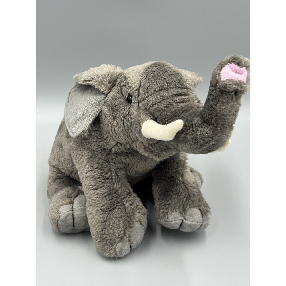 Wild Republic Elephant Plush 10 Inch Stuffed Animal Gray‎ Realistic